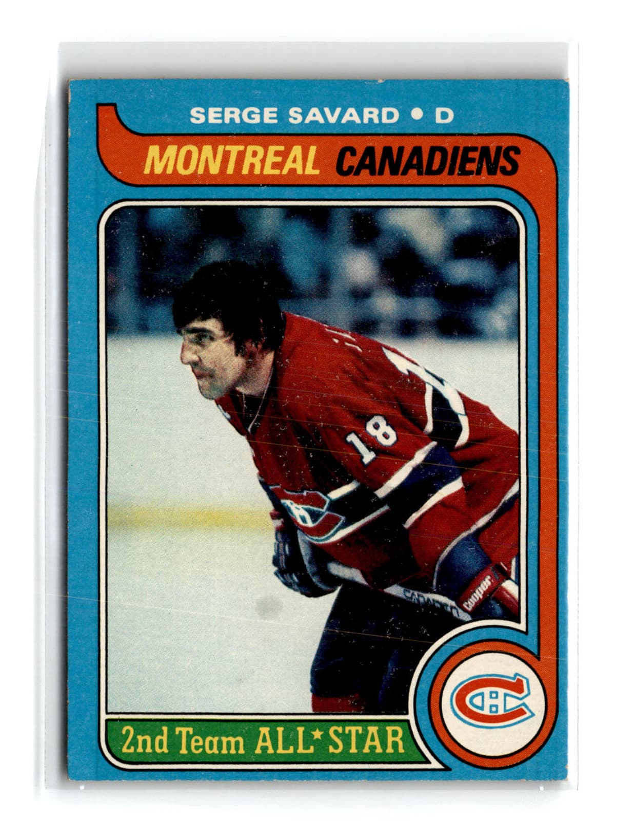 Serge Savard Montreal 1979 Topps
