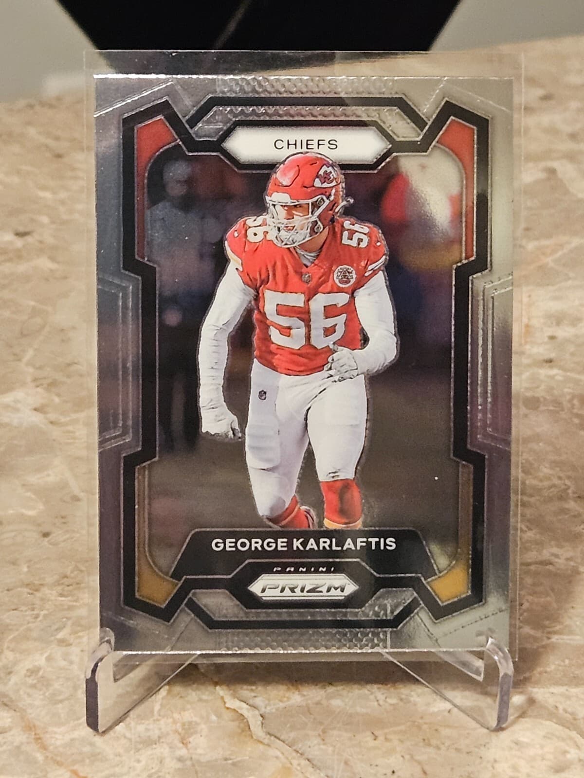 George Karlaftis Silver 2023 Panini Prizm