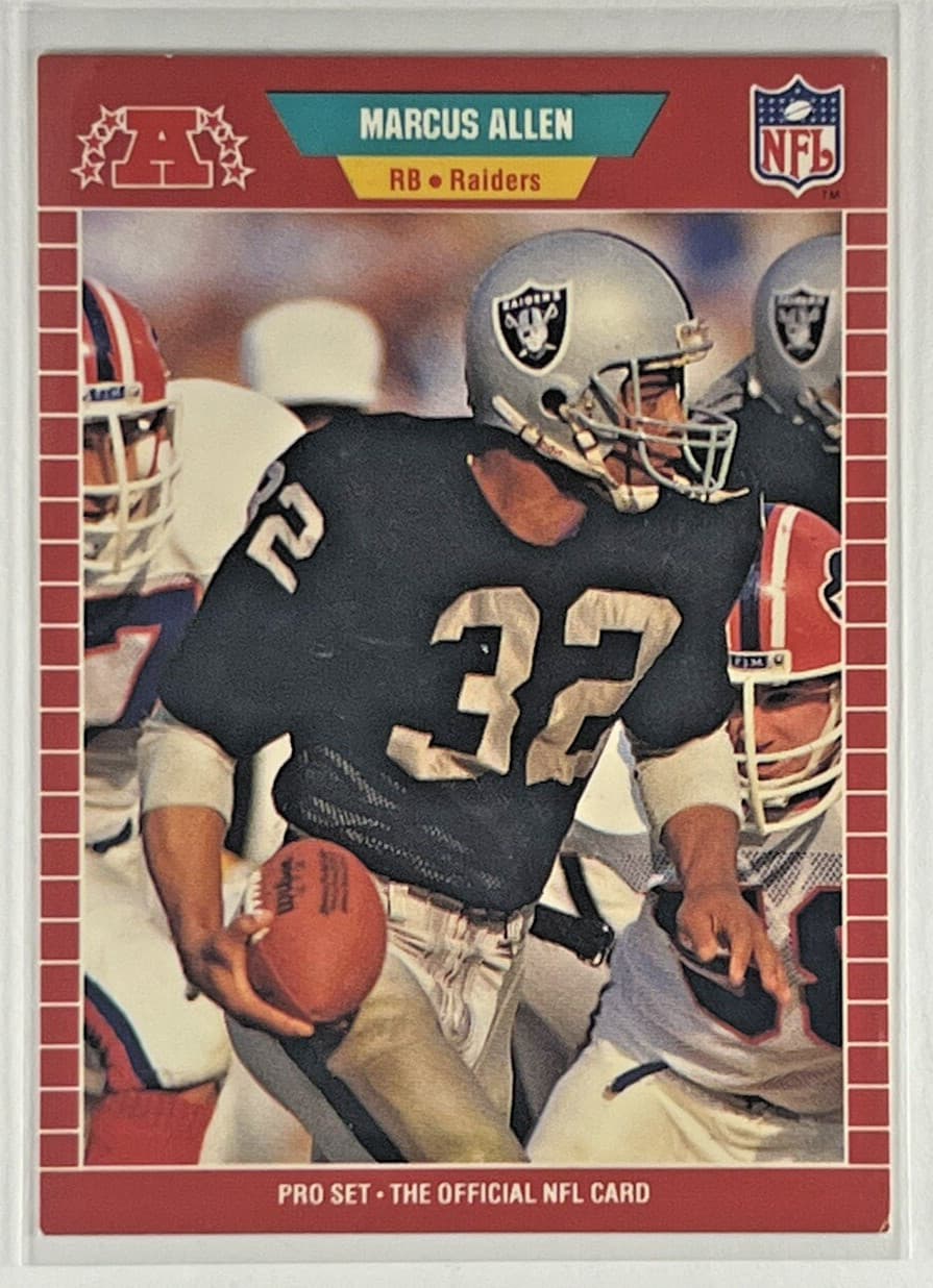 Marcus Allen Football 1989 Pro Set