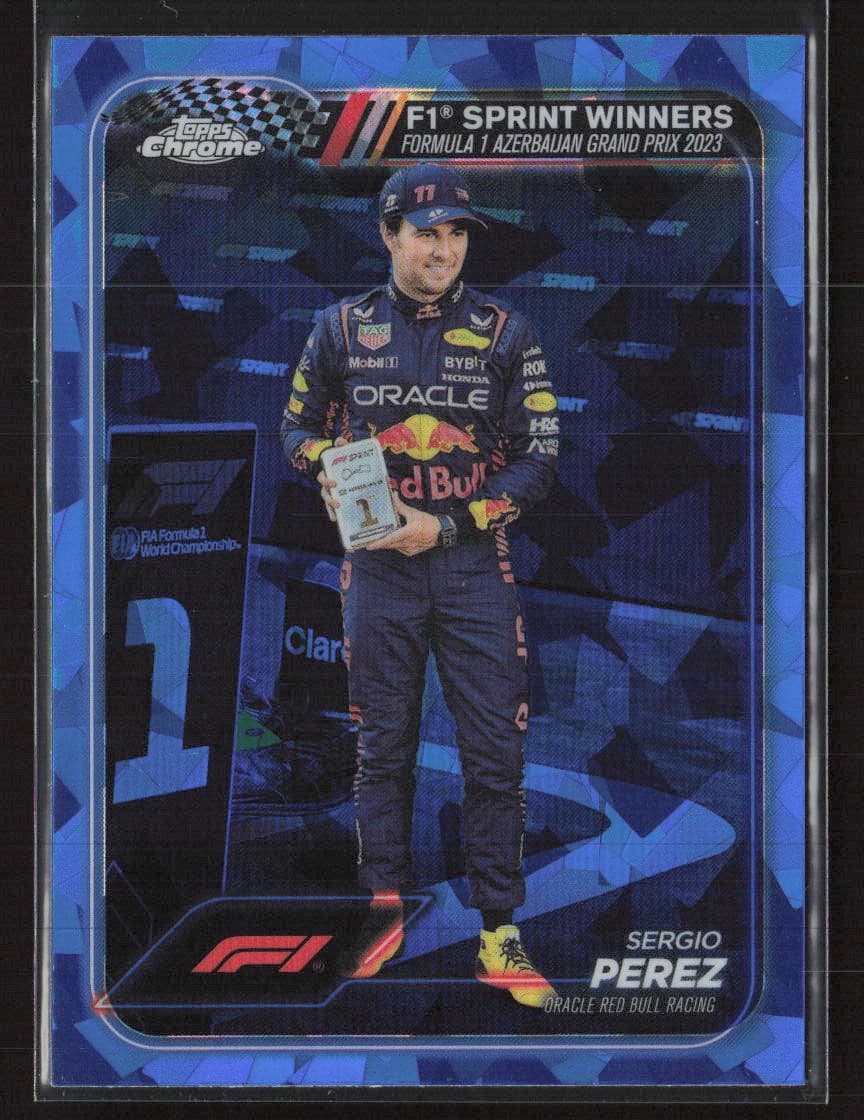 Sergio Perez Sapphire 2024 Topps Chrome 2024 Topps Chrome