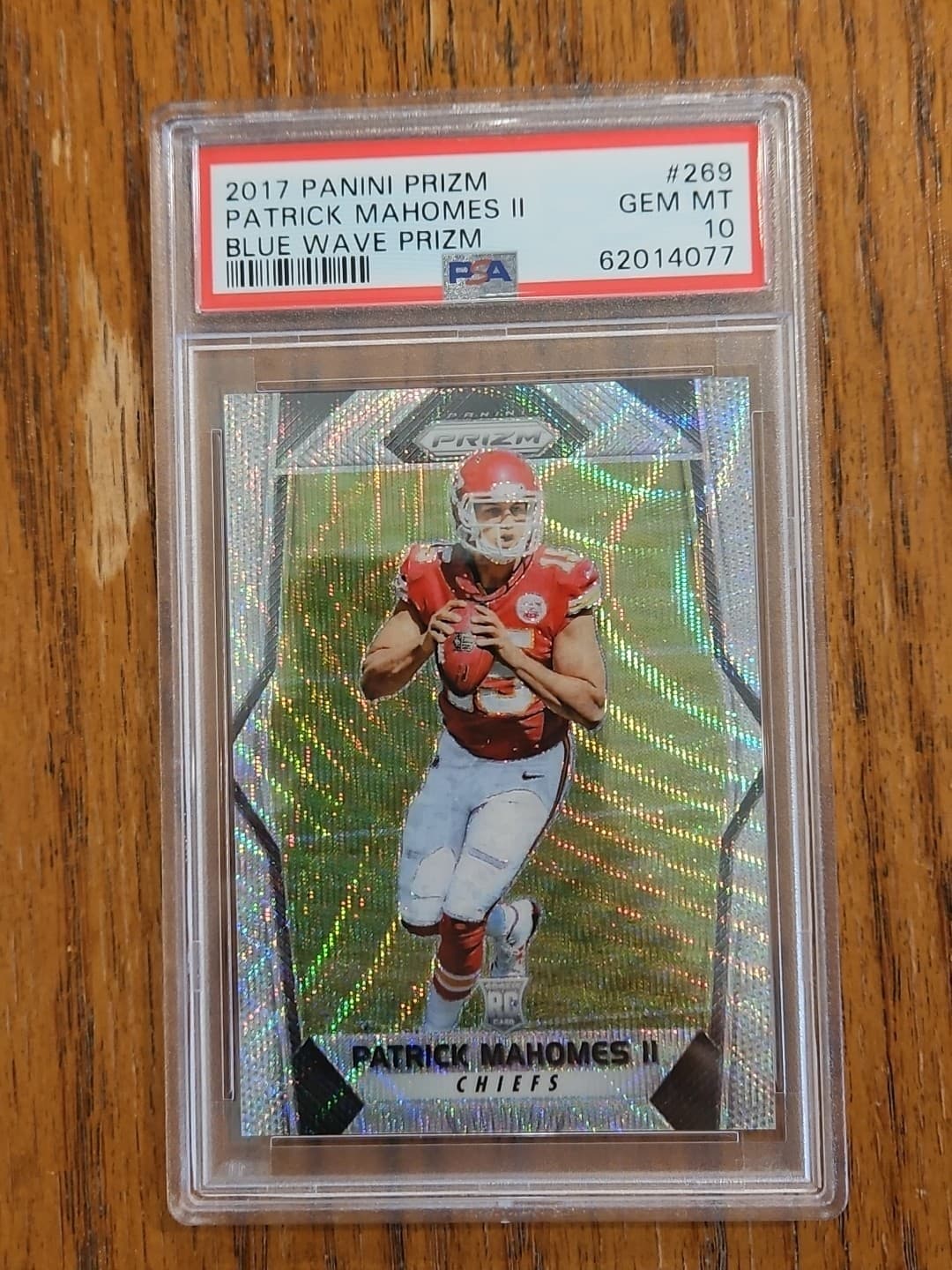 Patrick Mahomes Blue 2017 Panini Prizm 2017 Panini Prizm