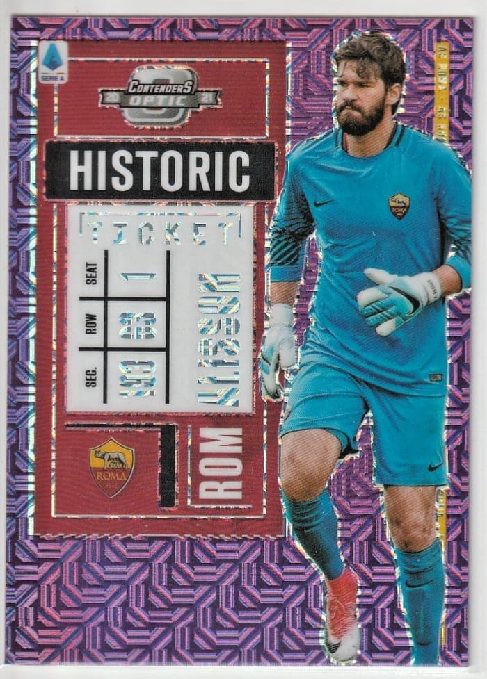 Alisson Purple Mojo 2020 Panini Contenders 2020 Panini Contenders