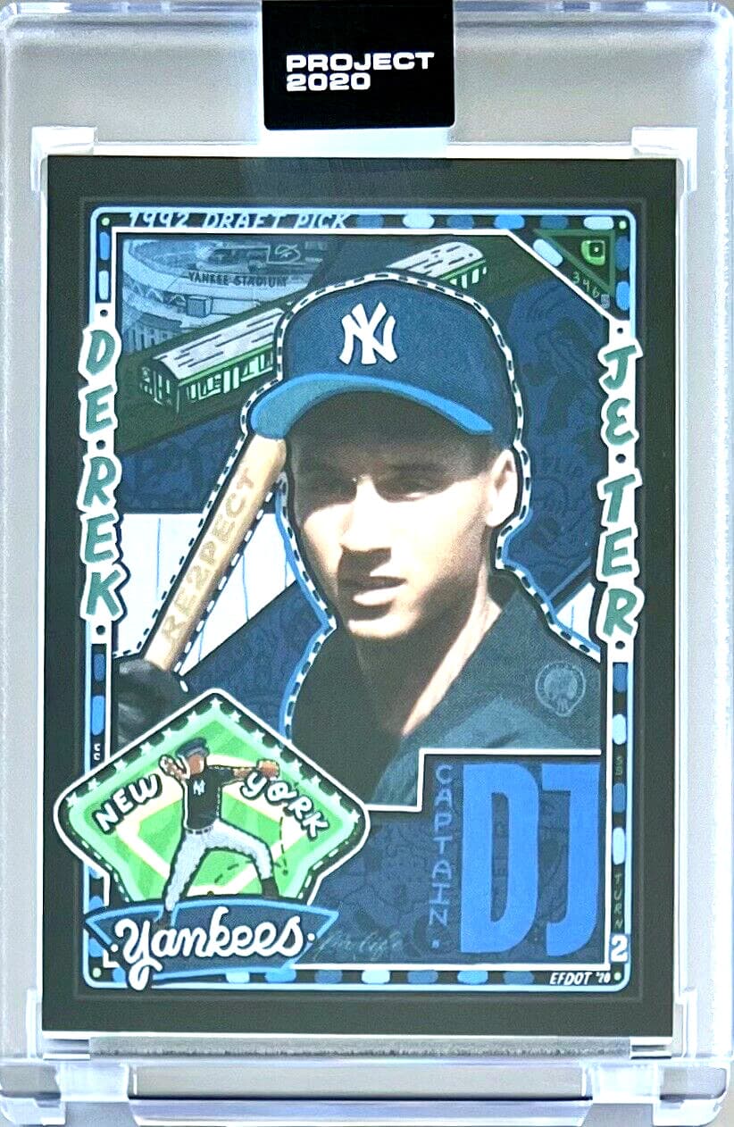 PROJECT DEREK JETER HOF by Art 2020 Topps 2020 Topps
