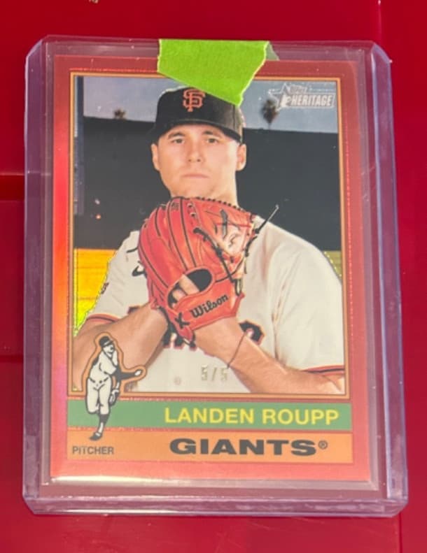 LANDEN ROUPP HIGH NUMBER RED / 2025 Topps Heritage 2025 Topps Heritage