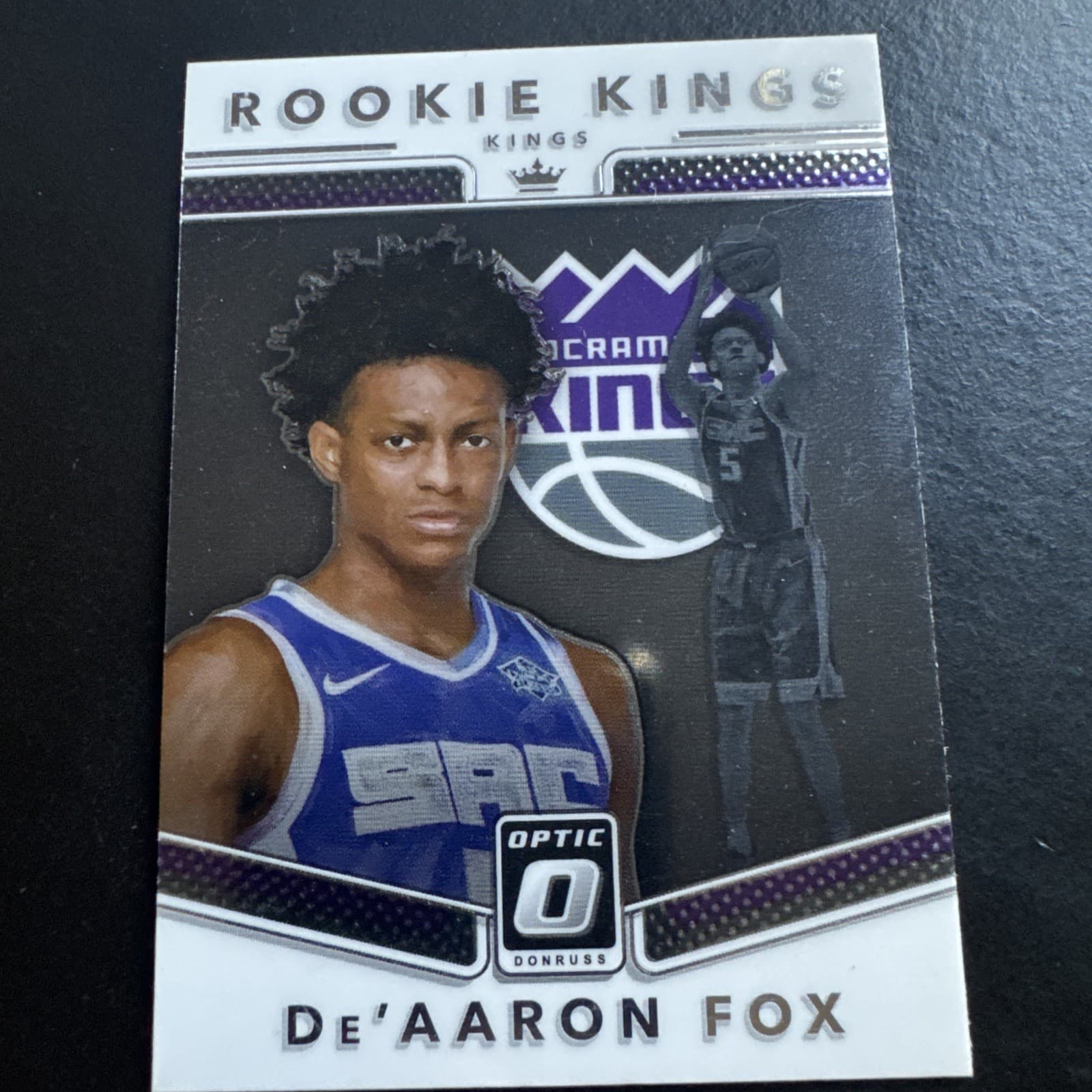 Aaron Fox Kings 2017 Donruss Optic 2017 Donruss Optic