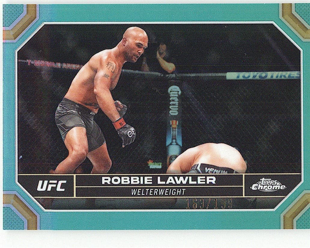 Robbie Lawler Aqua 2024 Topps Chrome 2024 Topps Chrome aqua-refractor