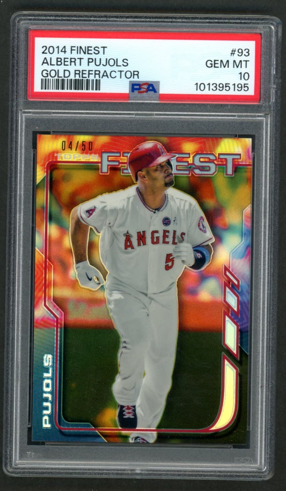 Albert Pujols Gold 2014 Topps Finest 2014 Topps Finest