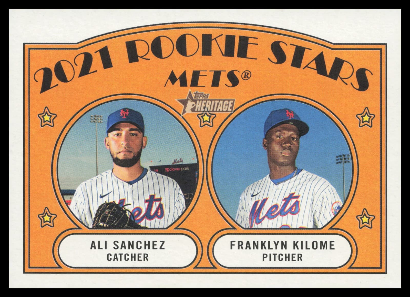 Mets Stars Sanchez 2021 Topps Heritage 2021 Topps Heritage