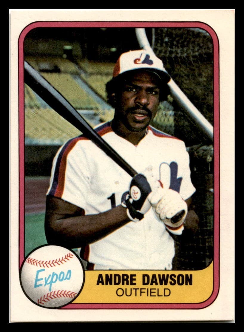 Andre Dawson 1981 Fleer 1981 Fleer
