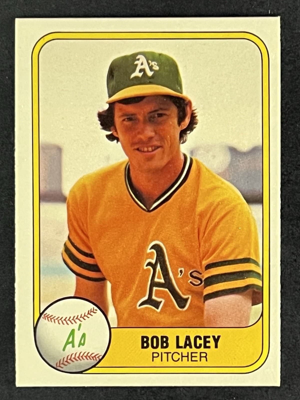 Bob Lacey Oakland 1981 Fleer 1981 Fleer
