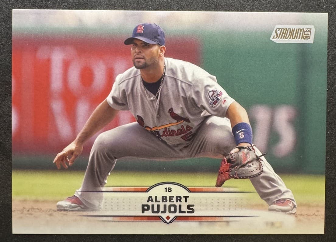 Baseball Albert Pujols 2025 Topps Stadium Club