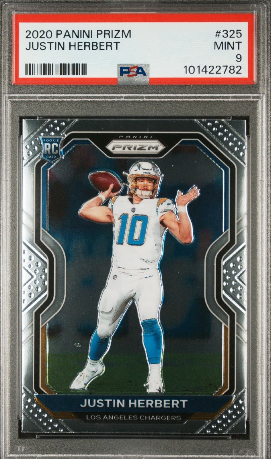 JUSTIN HERBERT LOS ANGELES CHA 2020 Panini Prizm