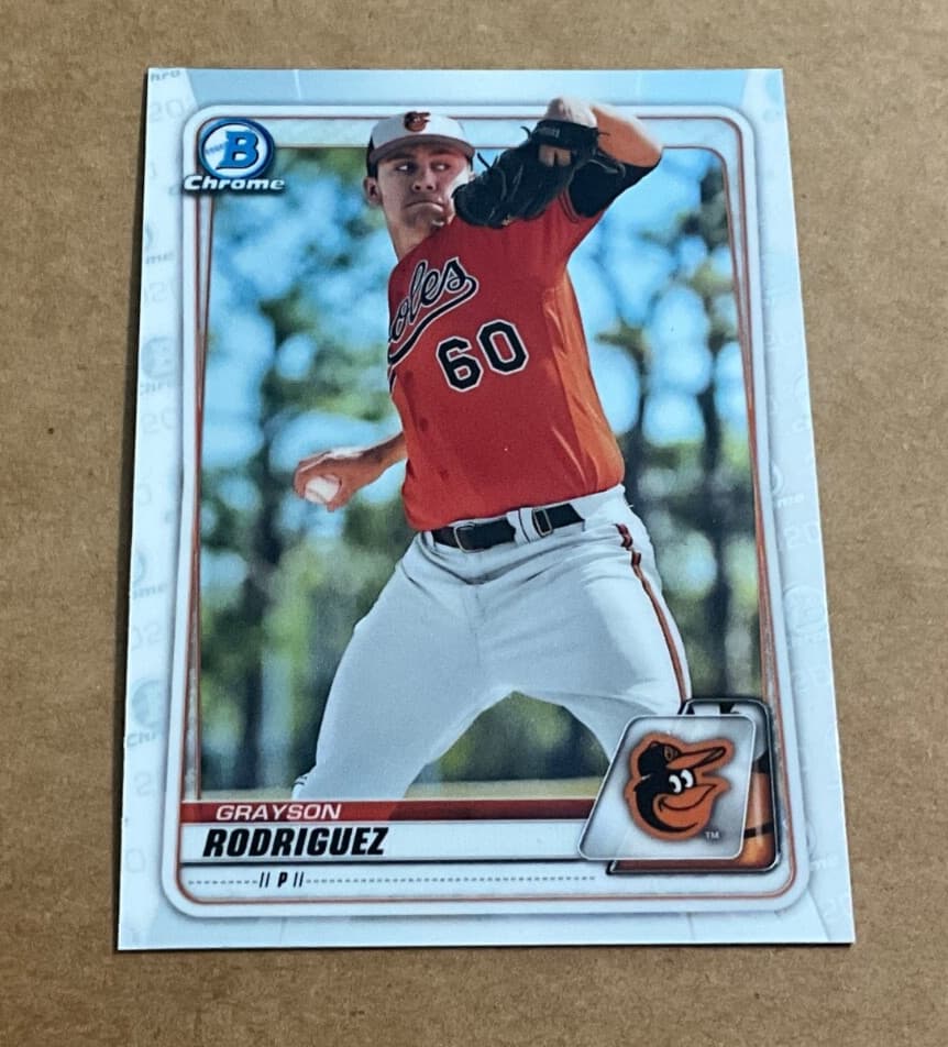 Grayson Rodriguez Baltimore 2020 Bowman Chrome 2020 Bowman Chrome
