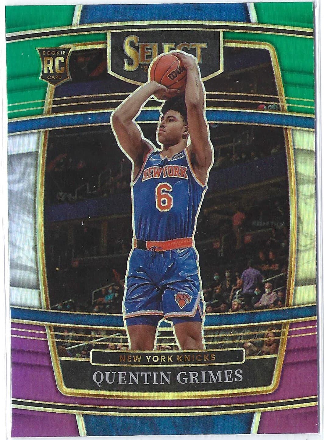 Quentin Grimes 2021 Panini Select 2021 Panini Select green-purple
