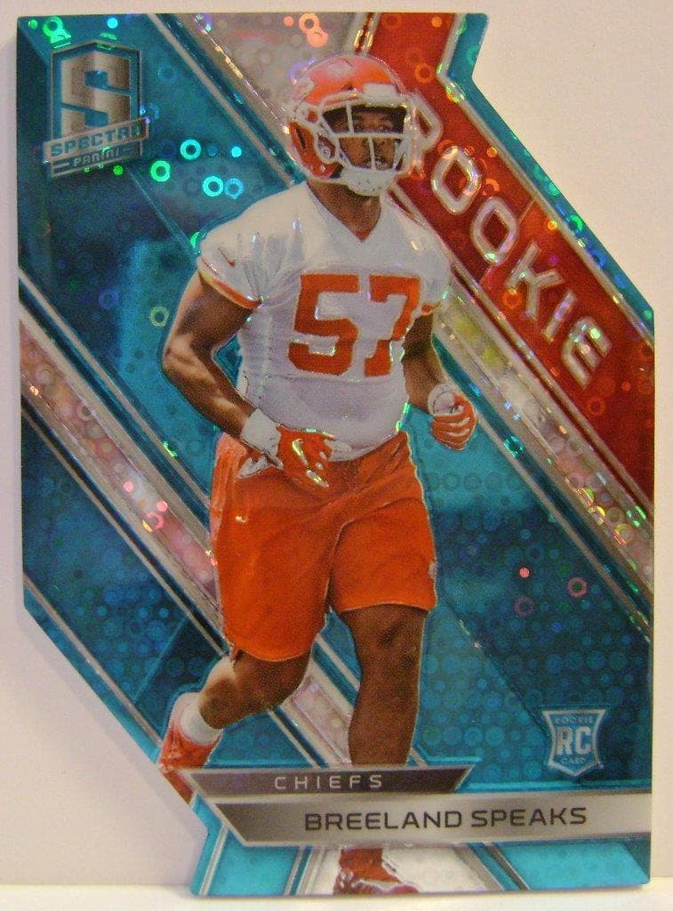 BREELAND SPEAKS CHIEFS /35 DIE 2018 Panini