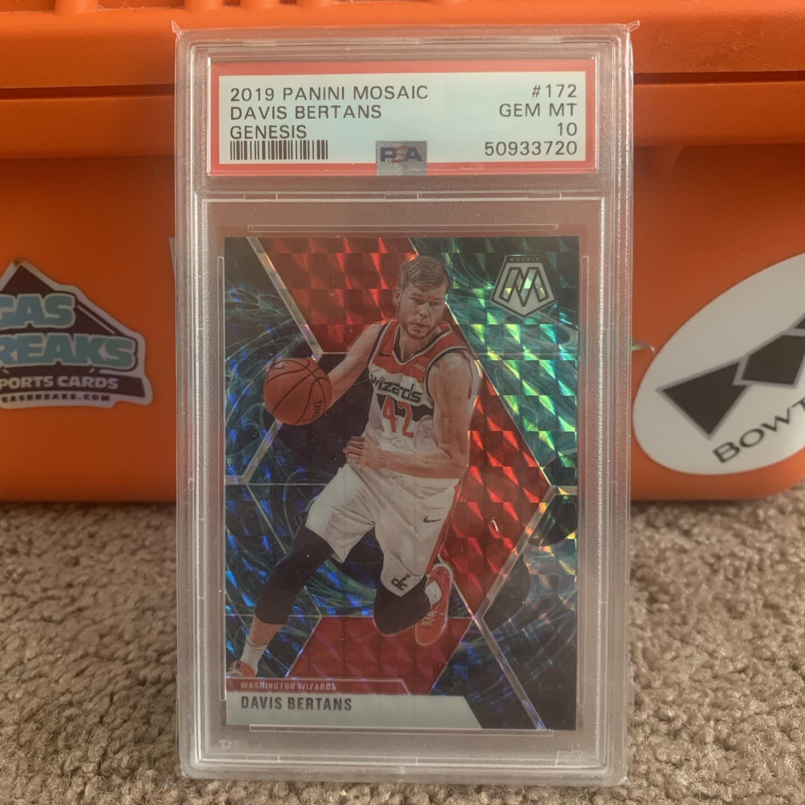 Basketball Genesis Davis 2019 Panini Mosaic