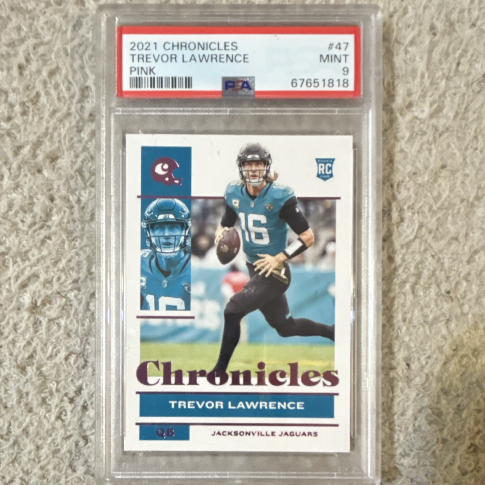 Chronicles Trevor Lawrence 2021 Panini 2021 Panini example 2