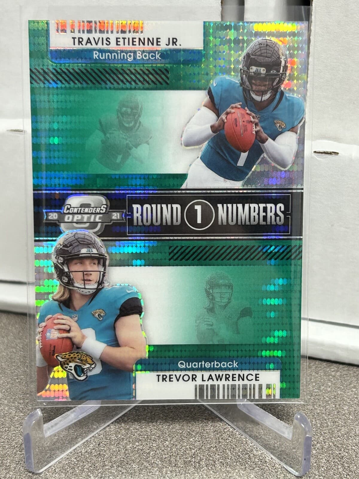 OPTIC GREEN PULSAR T.ETIENNE J 2021 Panini Contenders 2021 Panini Contenders