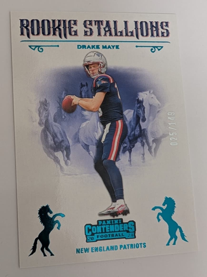 Football Stallions Drake 2024 Panini Contenders 2024 Panini Contenders