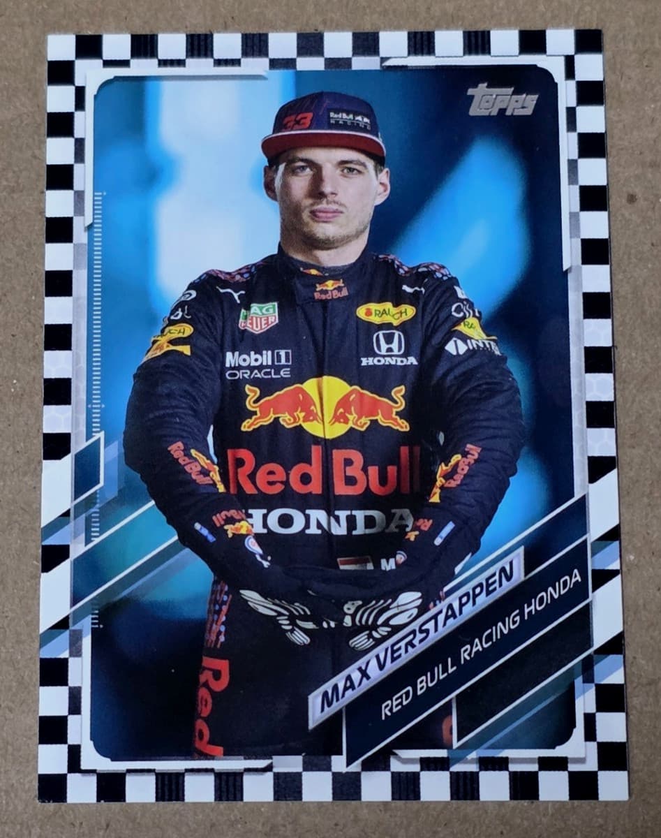 Max Verstappen Checkered 2021 Topps 2021 Topps