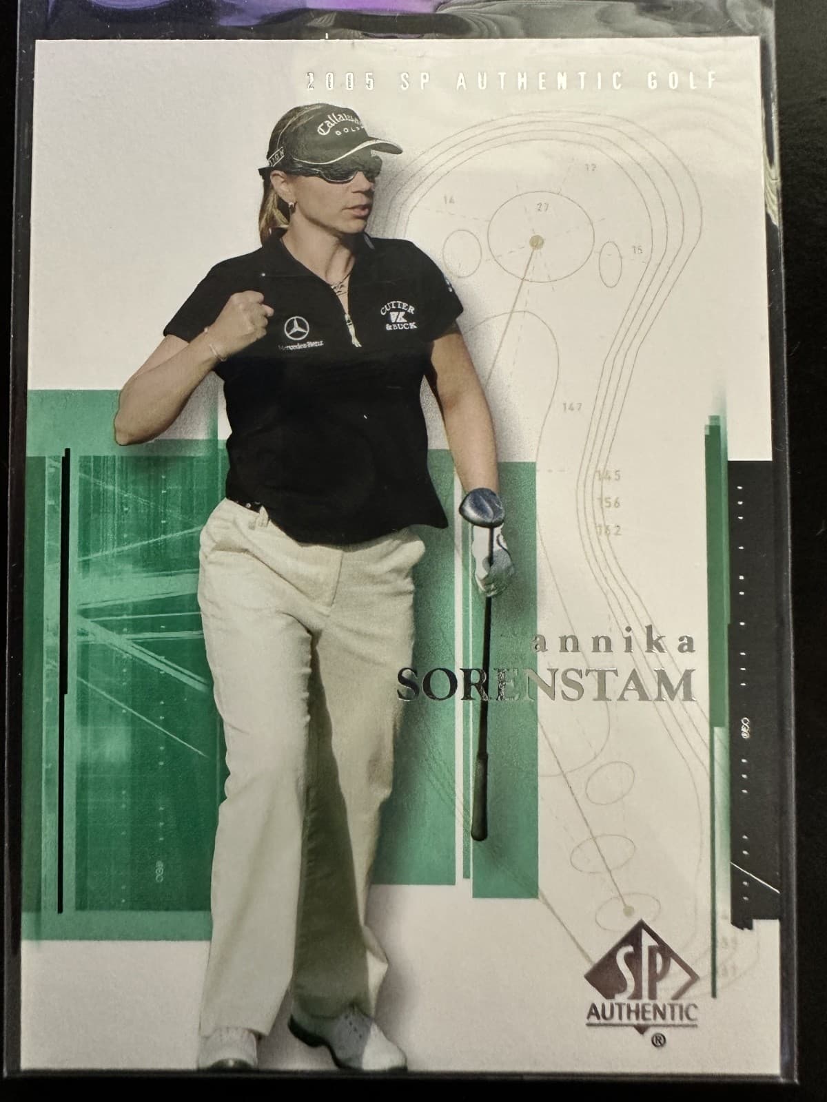 Annika Sorenstam trading card