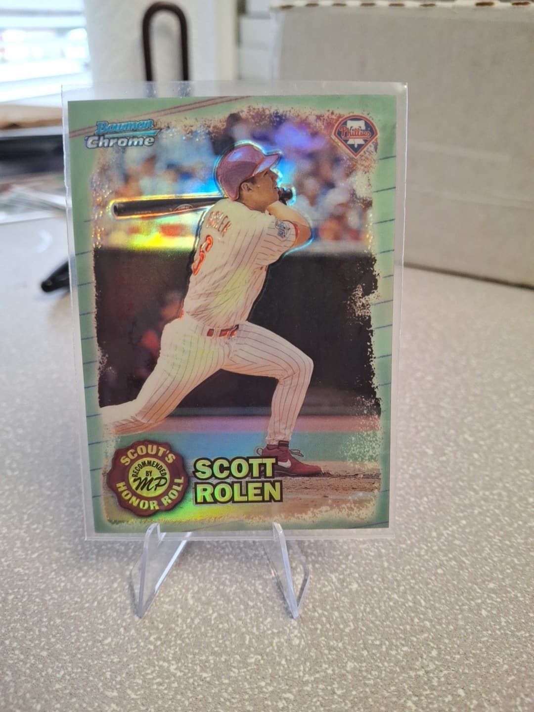 Scott Rolen Scout 1997 Bowman Chrome 1997 Bowman Chrome refractor
