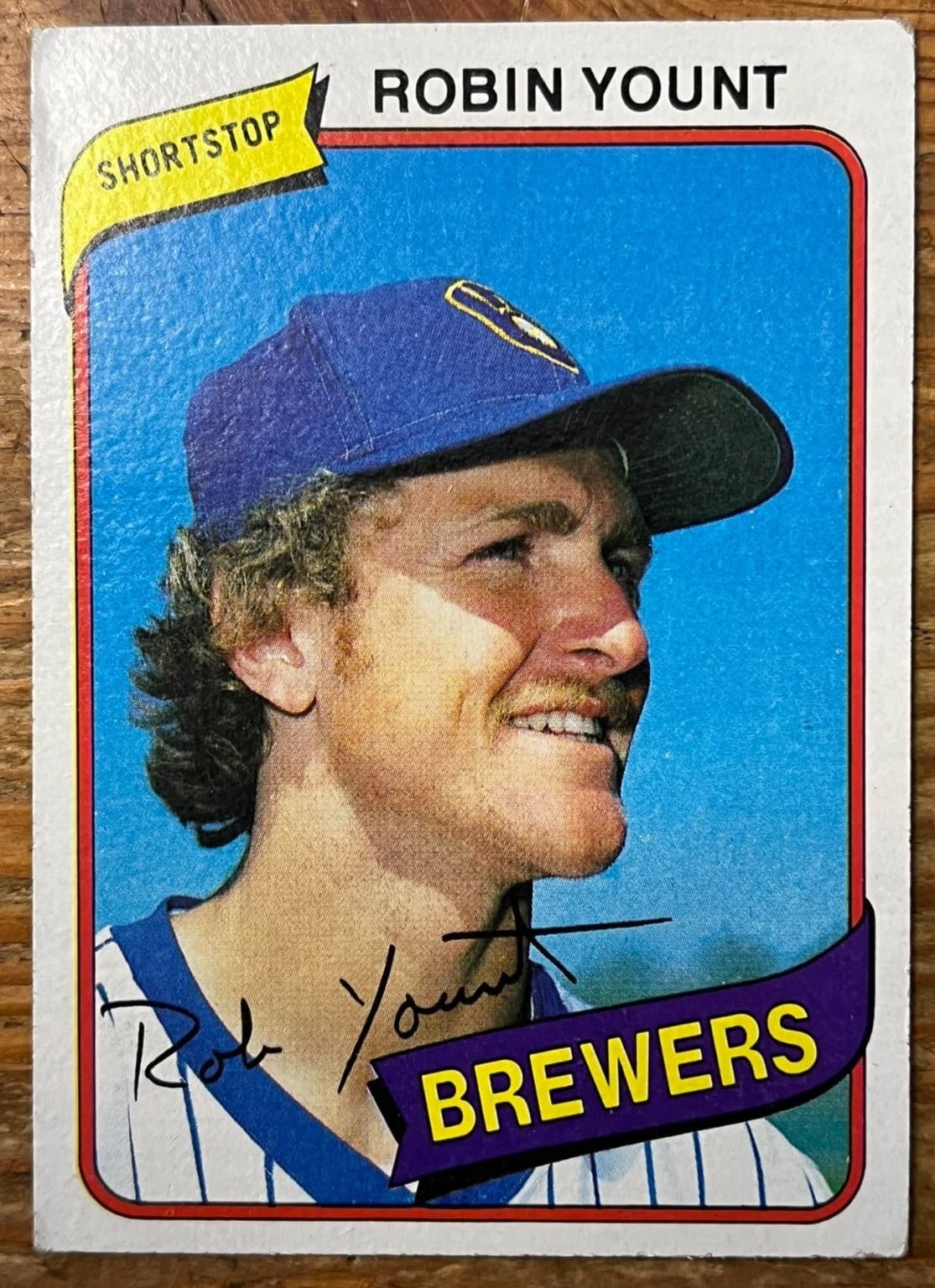 Robin Yount Baseball 1980 Topps