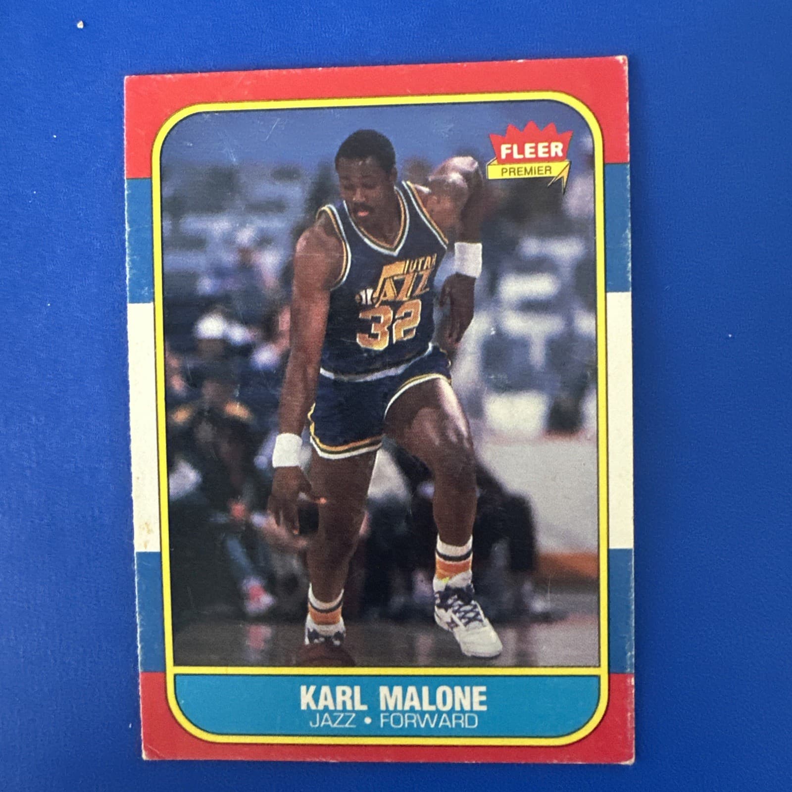 Karl Malone Utah 1986 Fleer 1986 Fleer