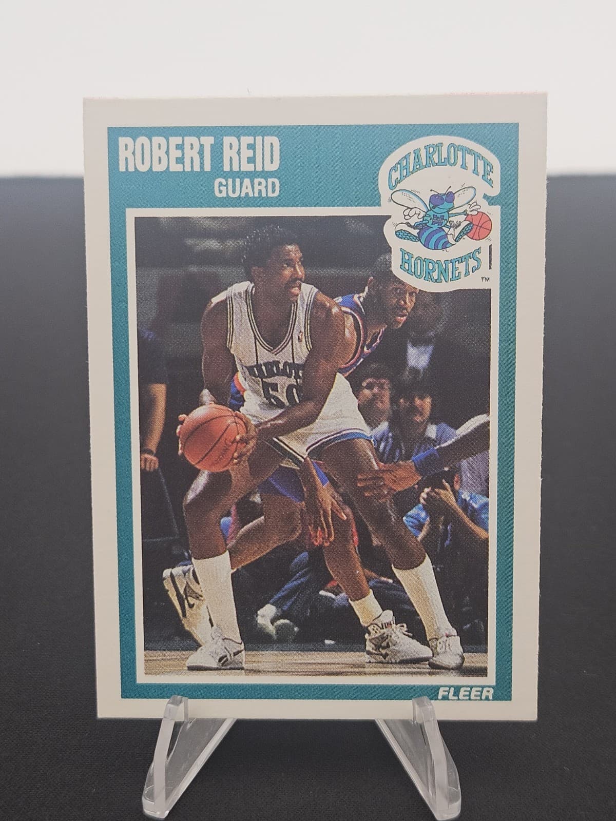 Basketball Robert Reid 1989 Fleer