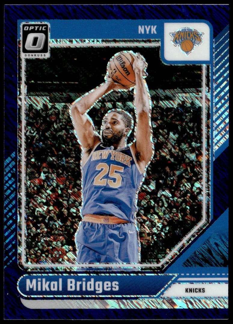 Mikal Bridges Purple 2024 Donruss Optic 2024 Donruss Optic