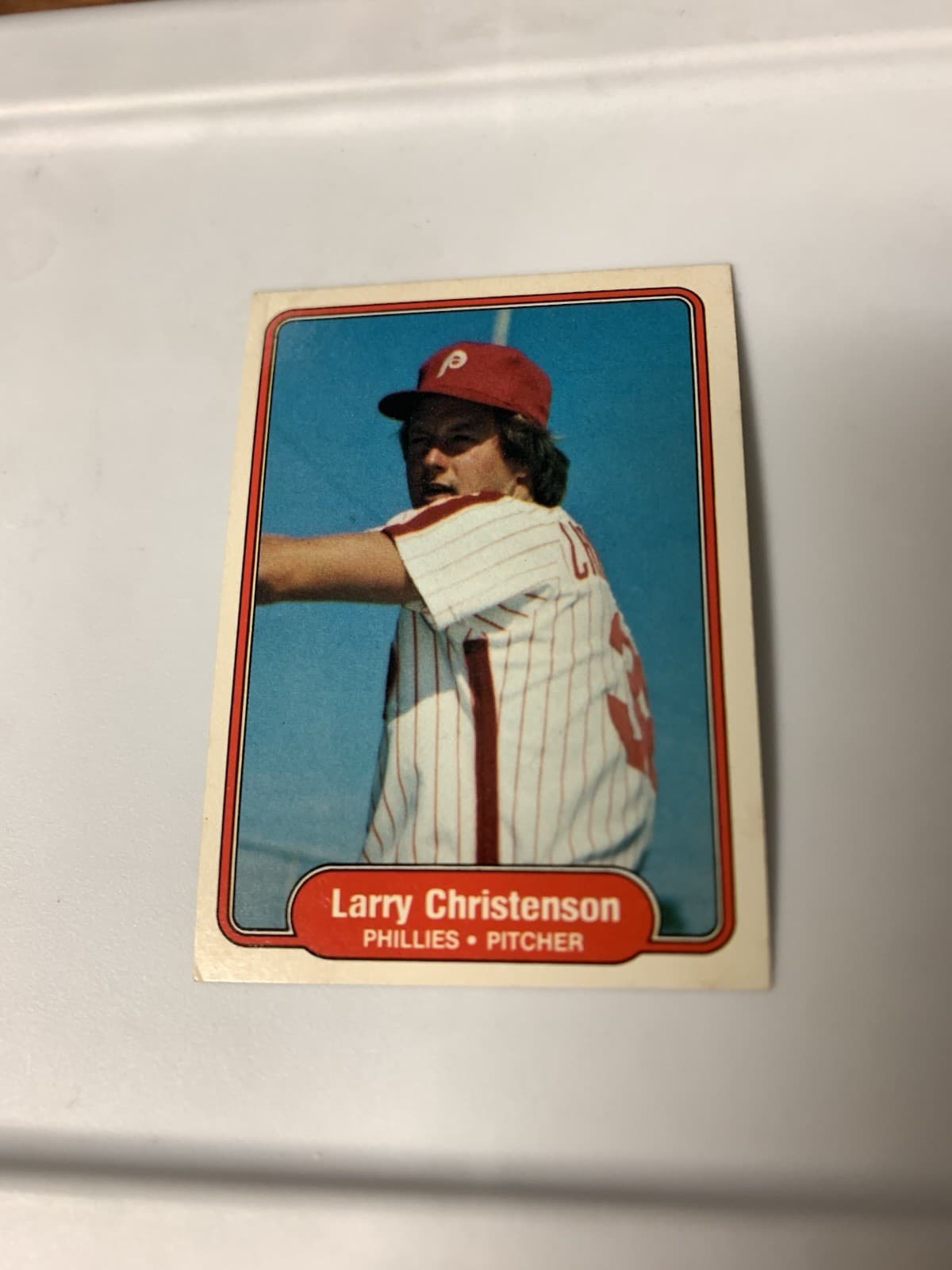 Larry Christenson Philadelphia 1982 Fleer 1982 Fleer