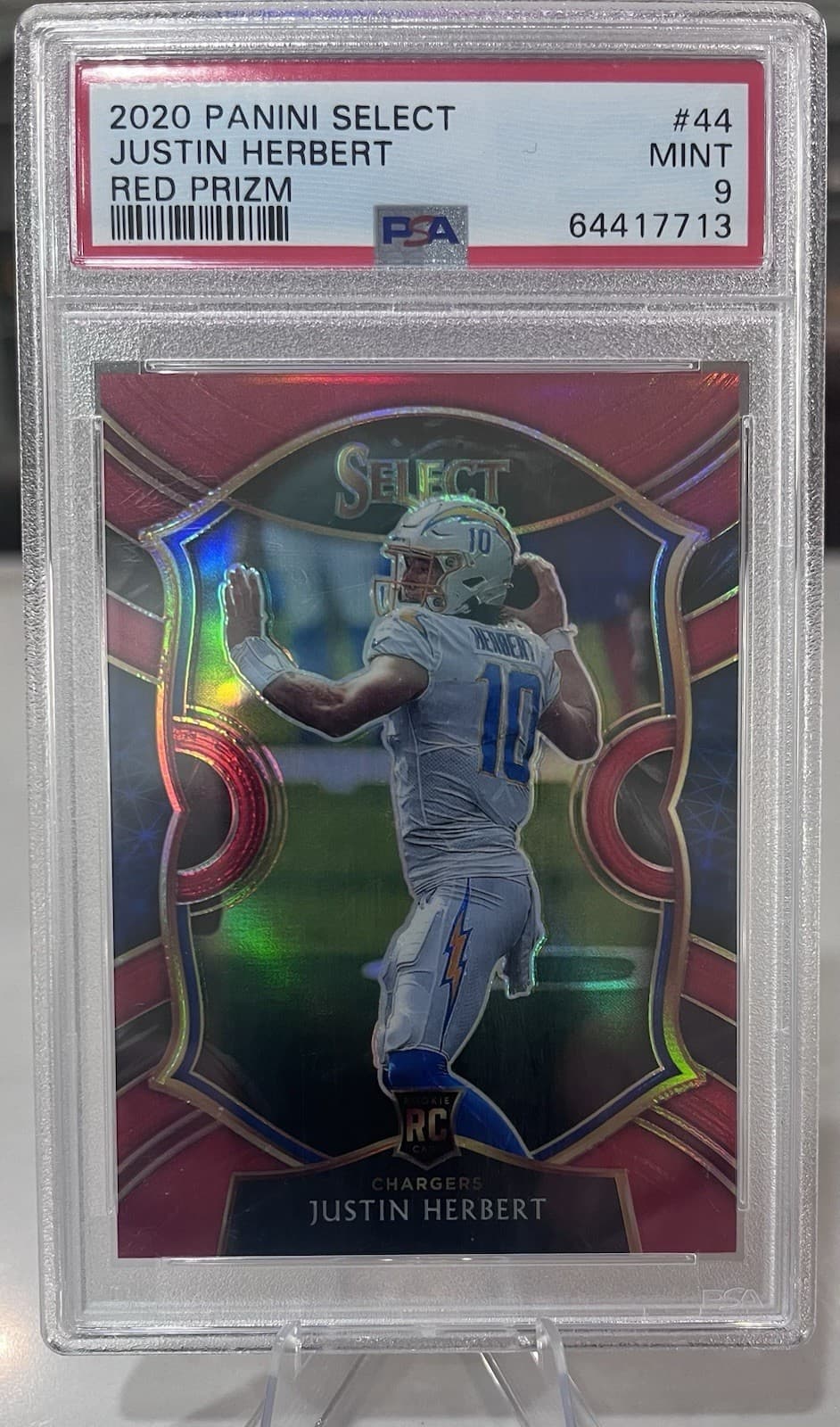 Concourse Justin Herbert 2020 Panini Select 2020 Panini Select