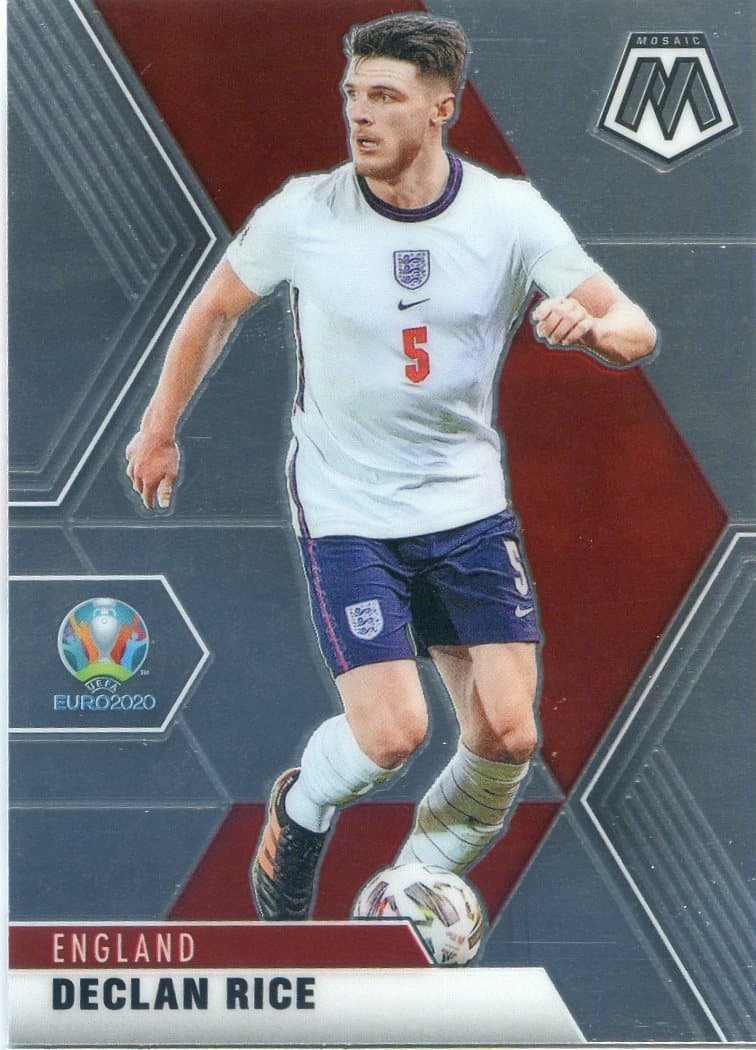 -21 EURO DECLAN RICE ENGLAND 2020 Panini Mosaic