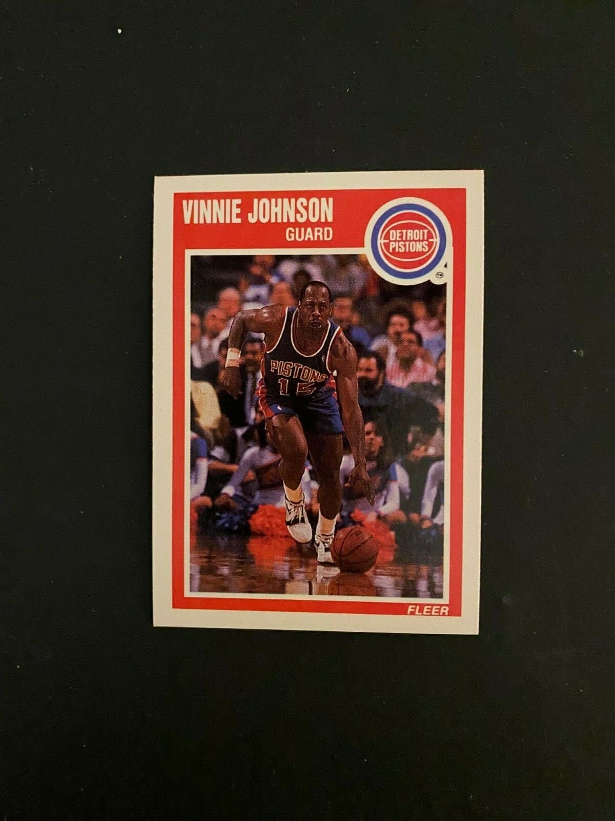 BASKETBALL VINNIE JOHNSON - 1989 Fleer 1989 Fleer