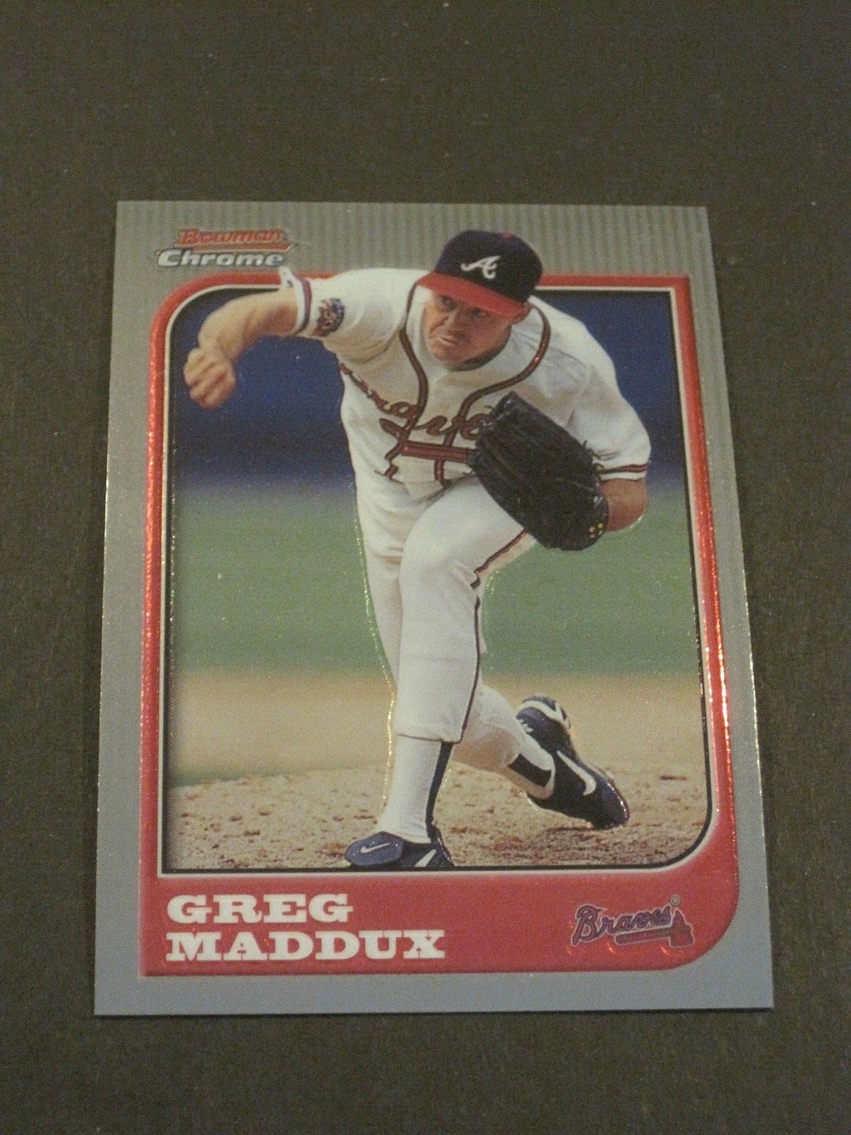 GREG MADDUX ATLANTA BRAVES !!! 1997 Bowman Chrome