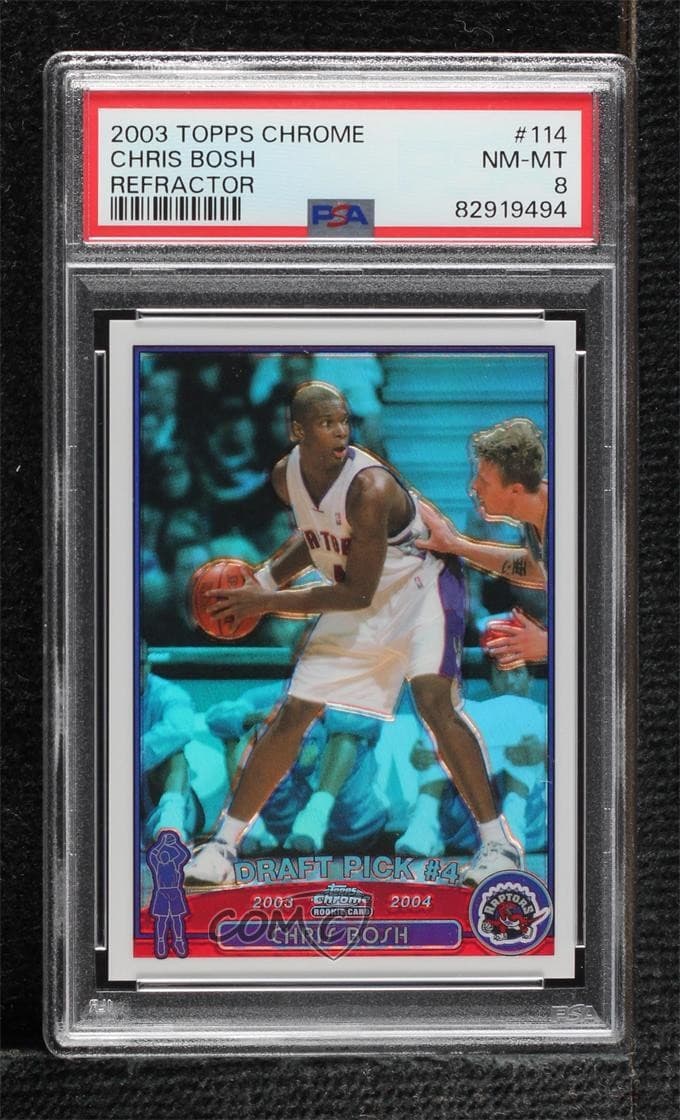 Chris Bosh 2003 Topps Chrome 2003 Topps Chrome example 2