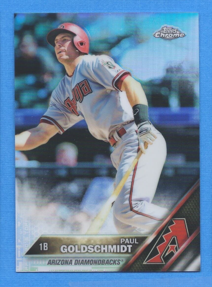 Paul Goldschmidt Diamondbacks 2016 Topps Chrome 2016 Topps Chrome refractor
