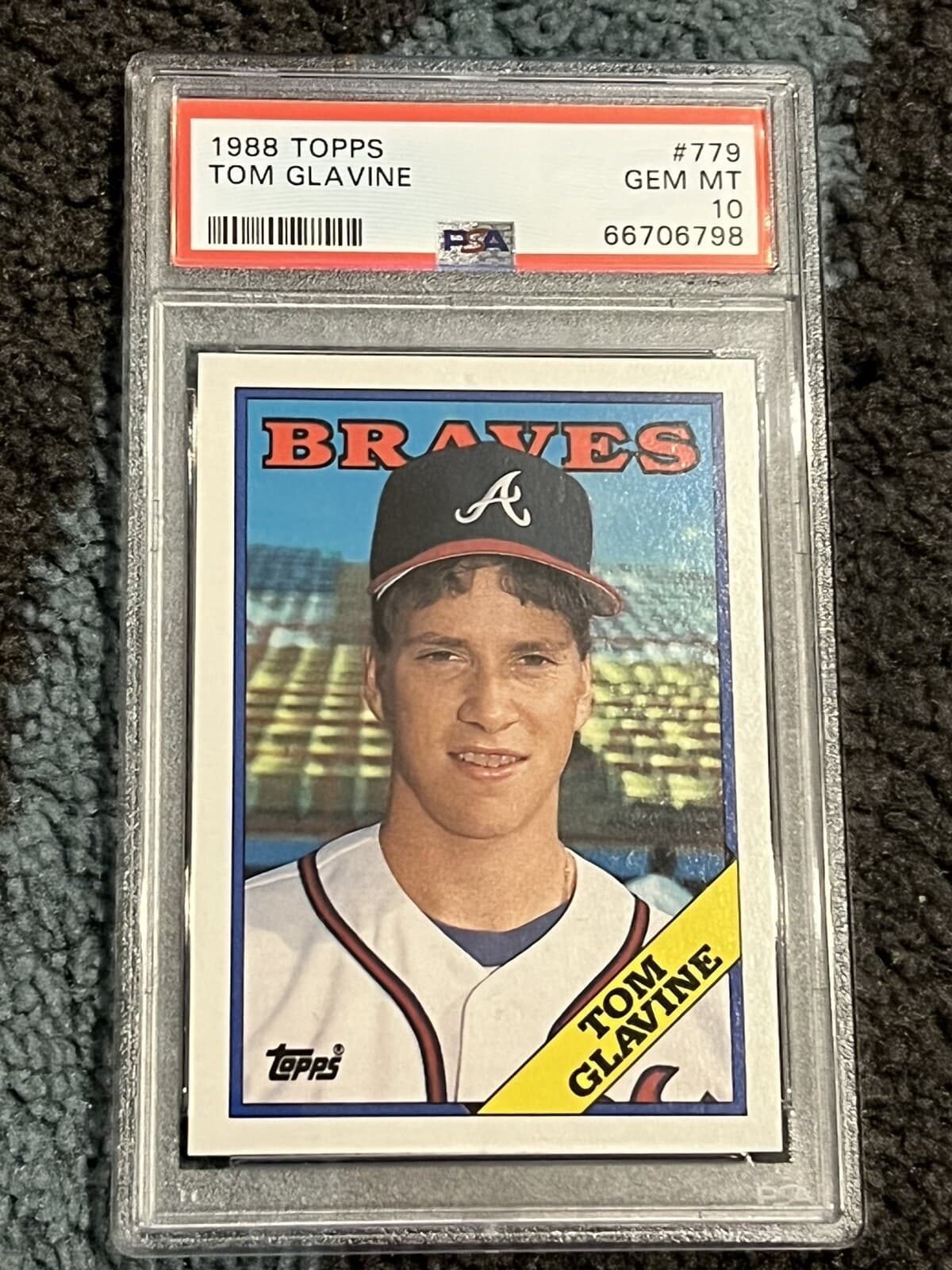 BASEBALL TOM GLAVINE HOF ATLAN 1988 Topps 1988 Topps