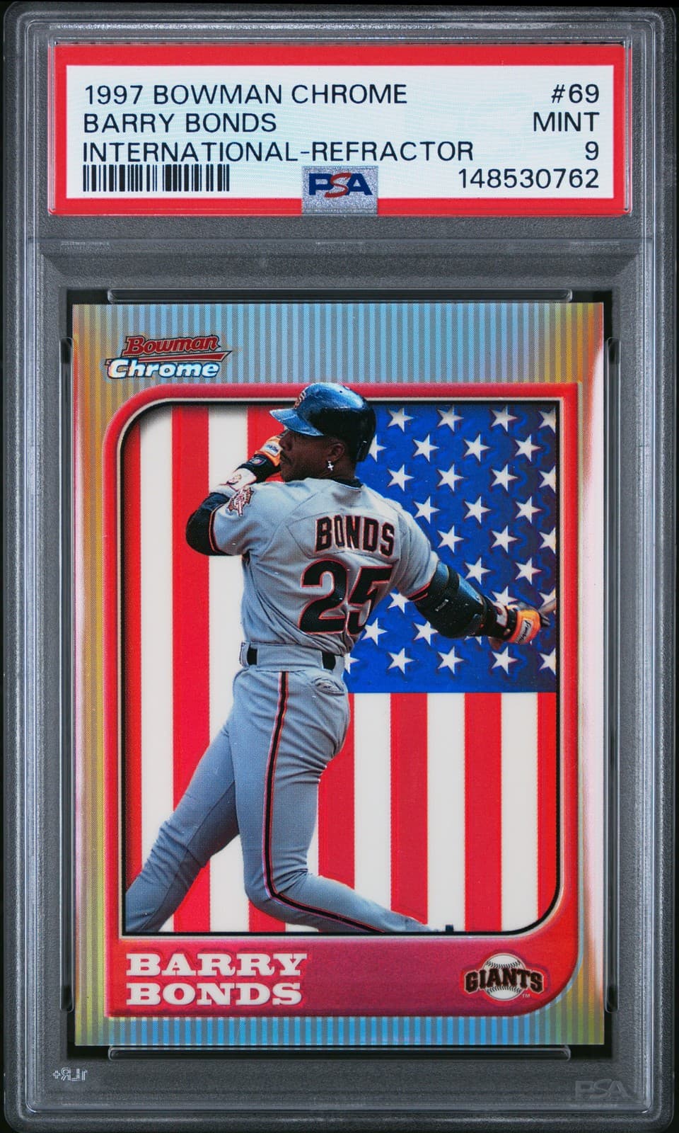 INTERNATIONAL BARRY BONDS 1997 Bowman Chrome 1997 Bowman Chrome