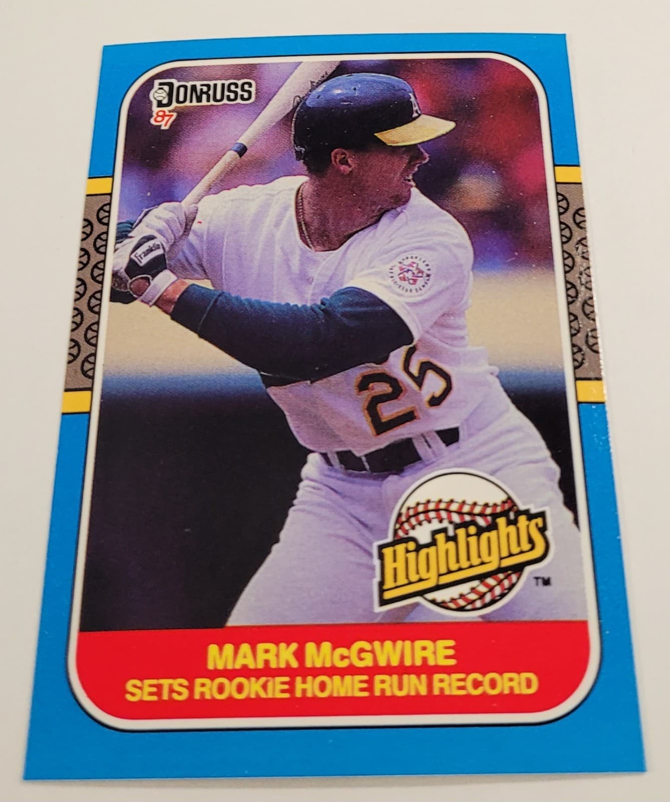 Highlights Mark Mc 1987 Donruss 1987 Donruss