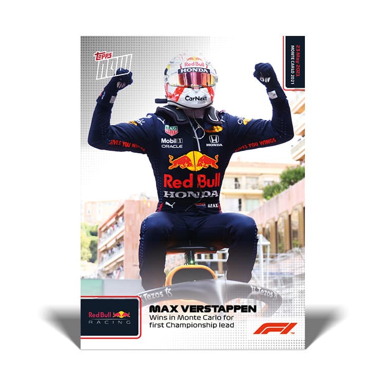 Max Verstappen Red 2021 Topps 2021 Topps red