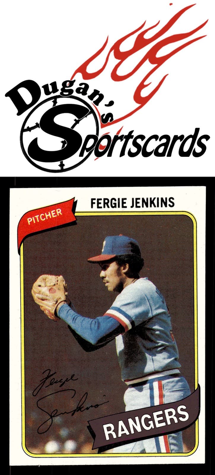 Fergie Jenkins 1980 Topps 1980 Topps
