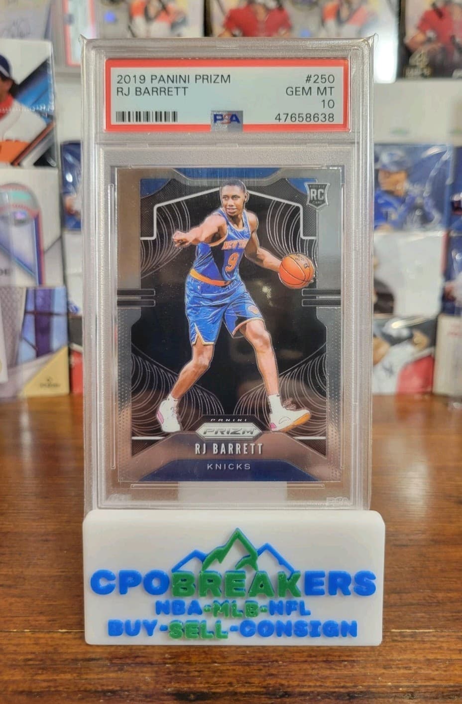 -20 RJ Barrett # 250 Knicks NB 2019 Panini Prizm 2019 Panini Prizm
