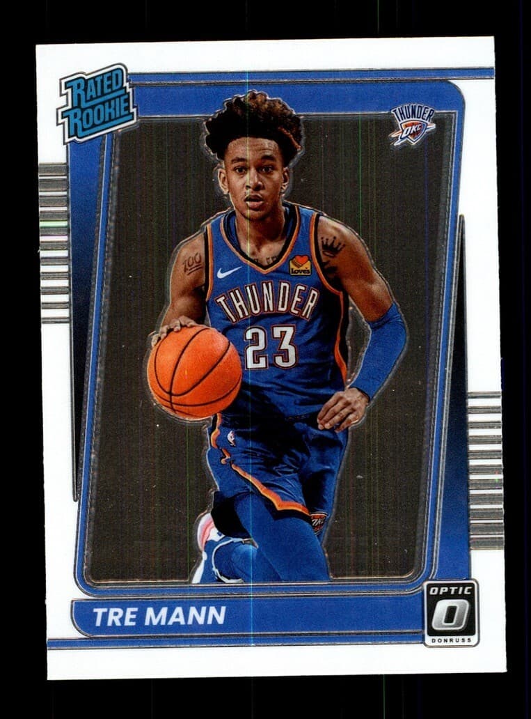 -22 TRE MANN RATED OKC THUNDER 2021 Donruss Optic 2021 Donruss Optic