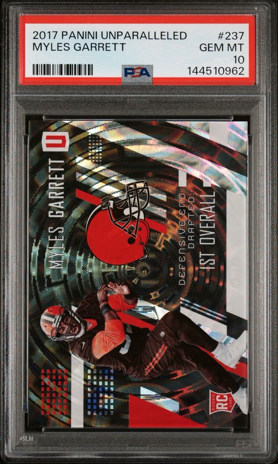 UNPARALLELED MYLES GARRETT 2017 Panini 2017 Panini