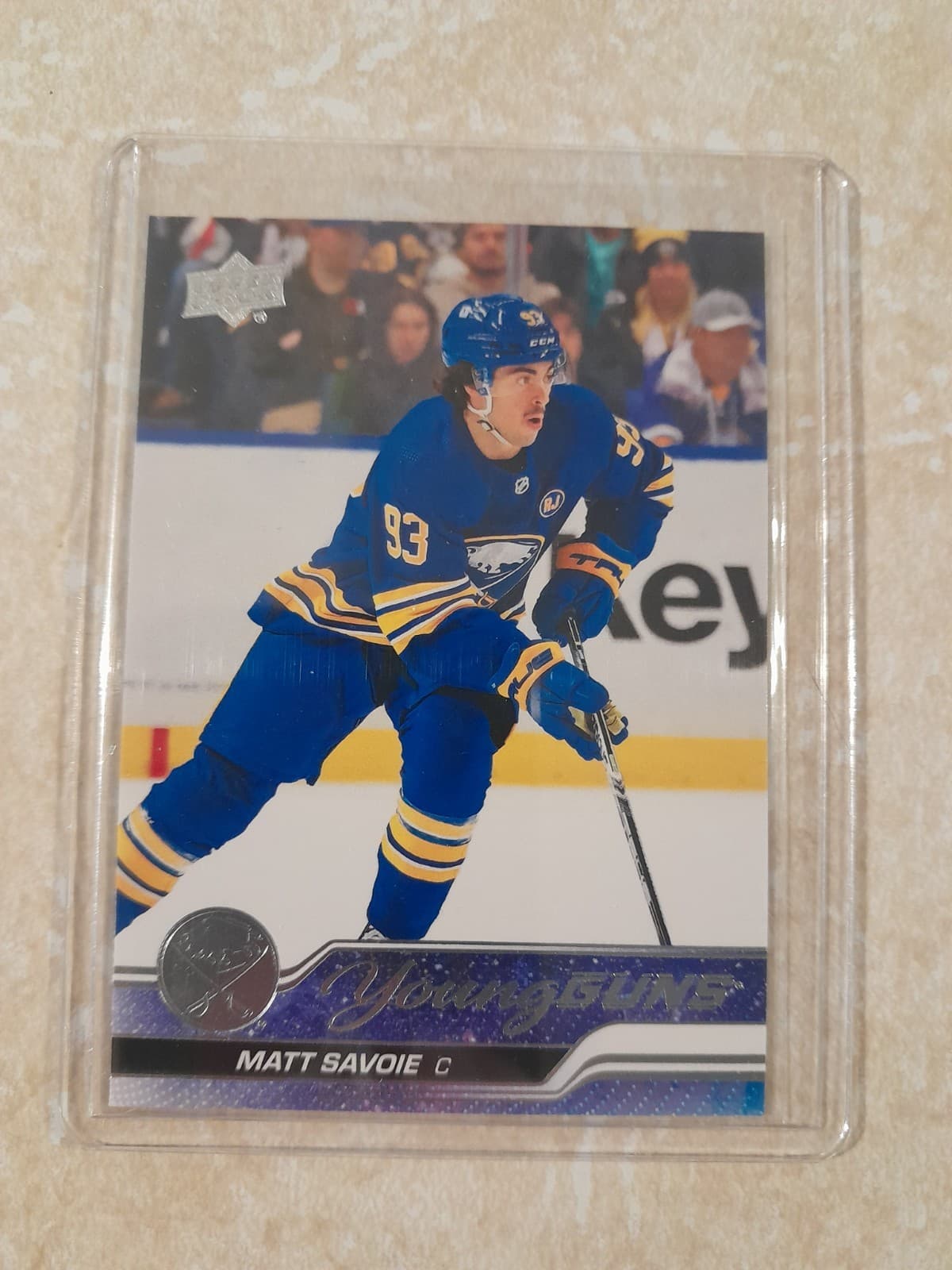 Matt Savoie trading card