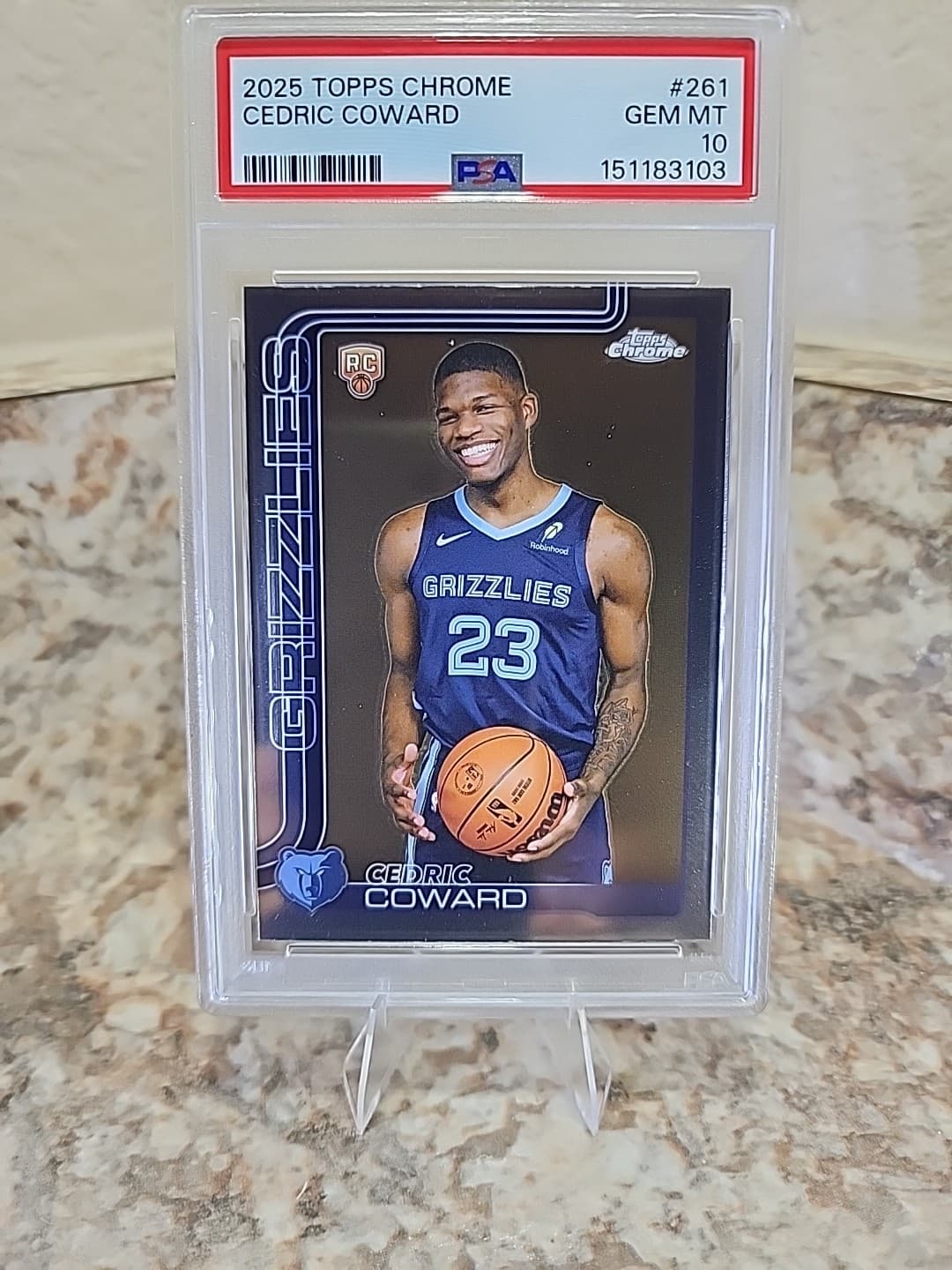 Basketball Cedric Coward 2025 Topps Chrome