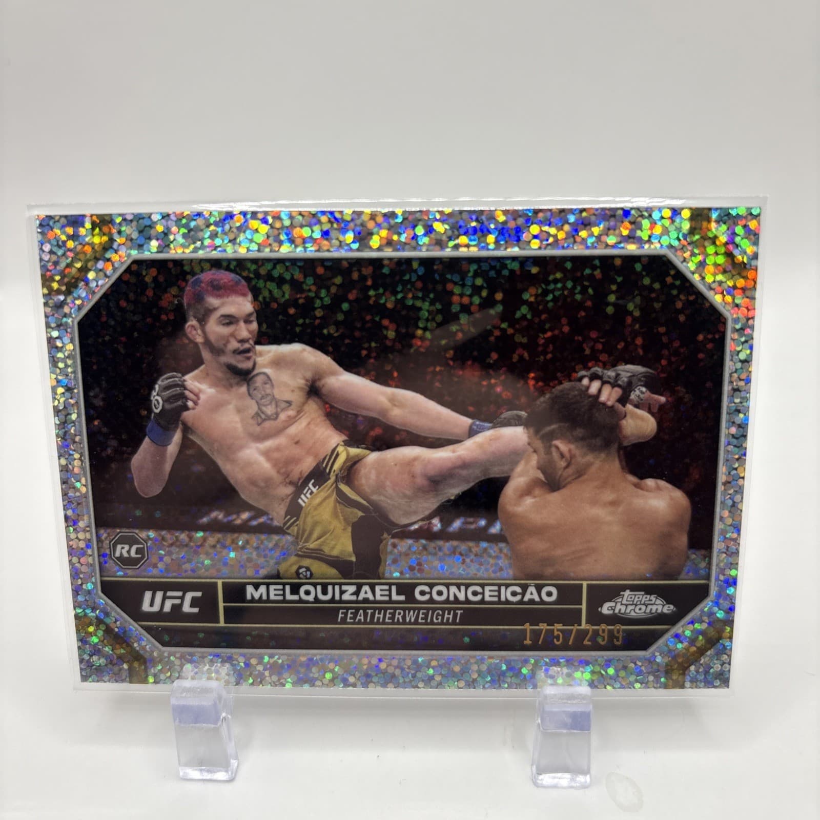 UFC Speckle 2024 Topps Chrome 2024 Topps Chrome refractor