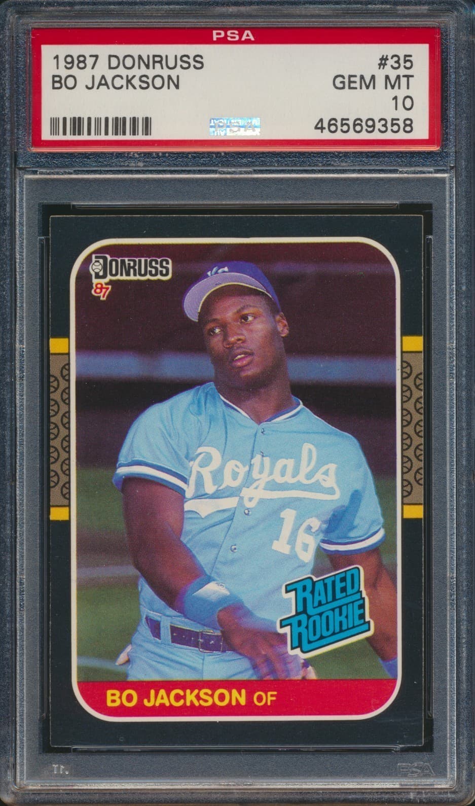 BASEBALL BO JACKSON 1987 Donruss 1987 Donruss