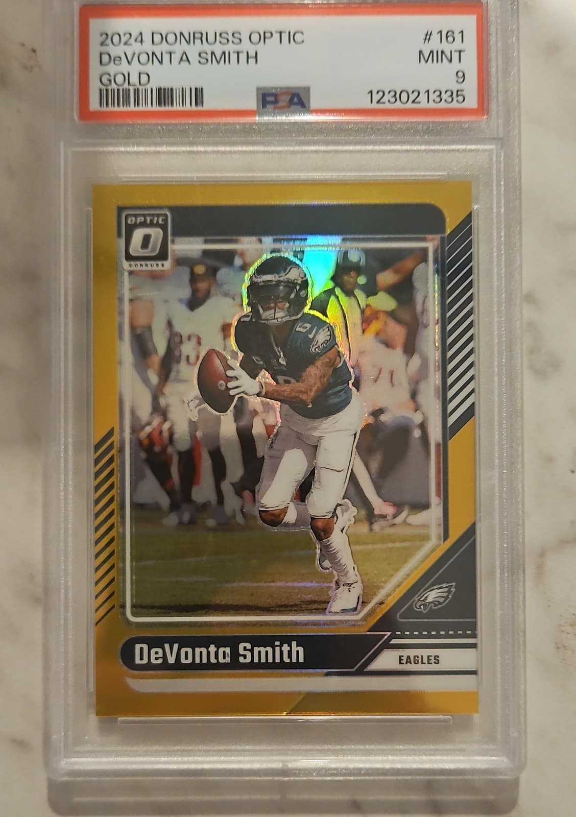 DeVonta Smith 2024 panini Donruss Optic